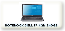 NOTEBOOK DELL INSP 15R INTEL I7 4GB HD640GB
