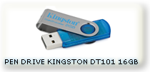 PENDRIVE KINGSTON 16GB DT101
